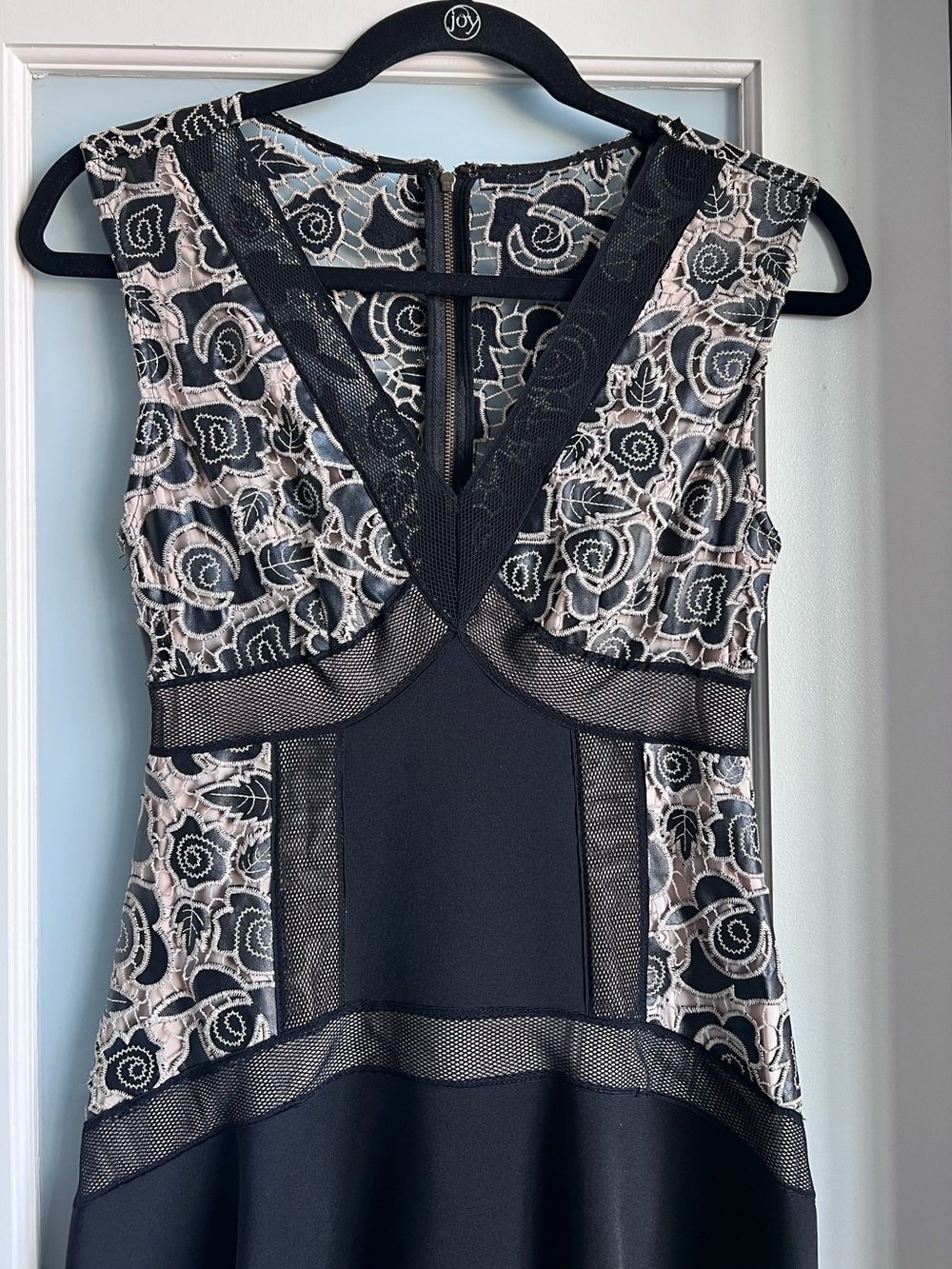 Tracy Reese – Rose Embroidered Flared Inset Cocktail Dress - NWT